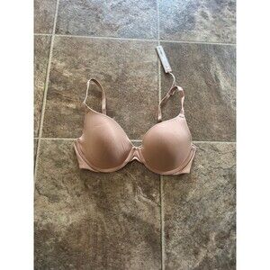 Skims Fits Everybody T-shirt Demi Bra Ochre 32C